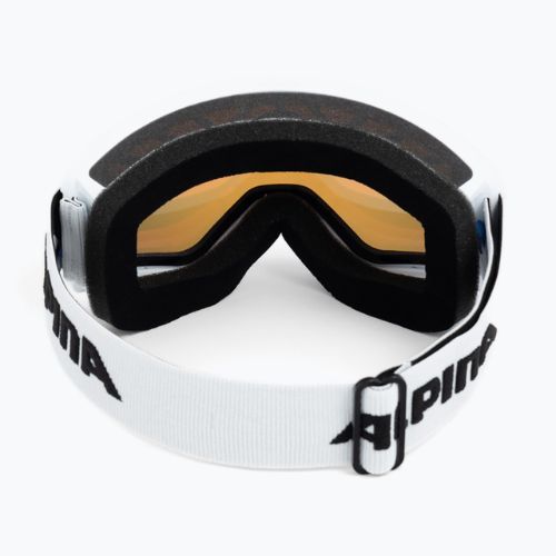 Skibrille Alpina Narkoja Q-Lite white/orange