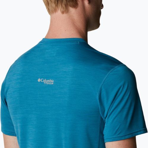 Columbia Herren Titan Pass Graphic Tee Trekkinghemd blau 1991471