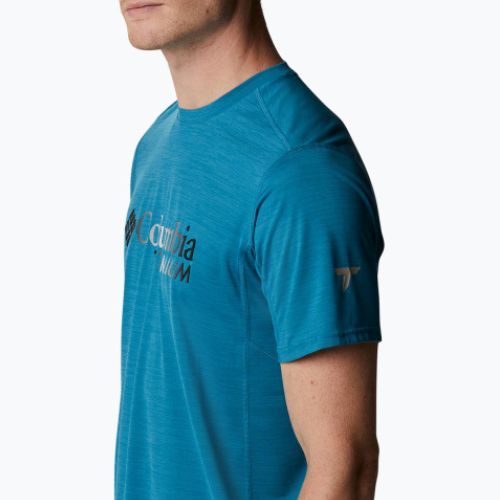 Columbia Herren Titan Pass Graphic Tee Trekkinghemd blau 1991471