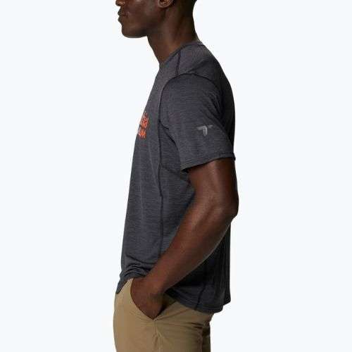 Columbia Titan Pass Graphic Tee Herren-Trekking-Shirt schwarz 1991471