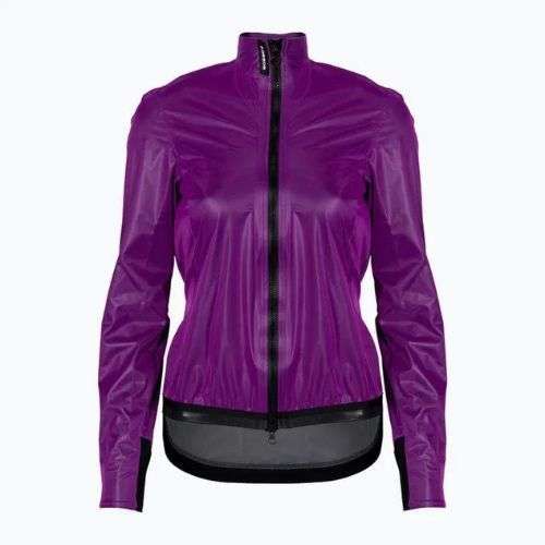 Damen Fahrradjacke ASSOS Dyora RS Rain lila 12.32.372.4B