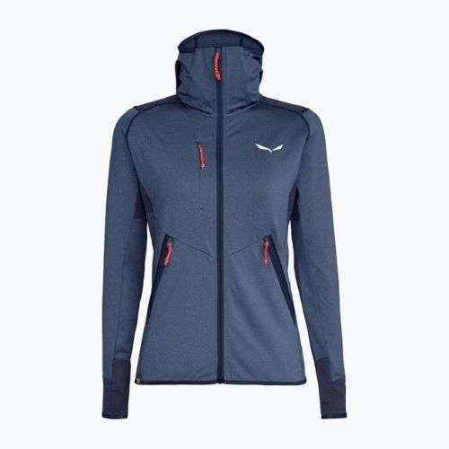 Salewa Damen Fleece Agner Hybrid PL/DST FZ Hoody navy blau 00-0000027372