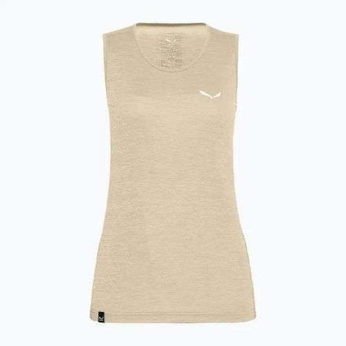 Damen-Trekking-Shirt Salewa Puez Graphic Dry Tank beige 00-0000027482