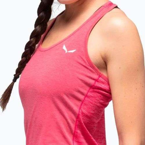 Salewa Damen-Trekking-Shirt Agner Hybrid Dry Tank rosa 00-0000027705