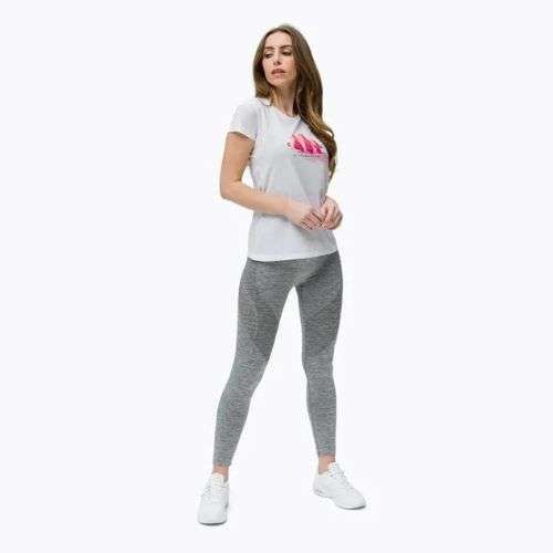 Salewa Lines Graphic Dry Damen-Trekking-Shirt weiß 00-0000028064