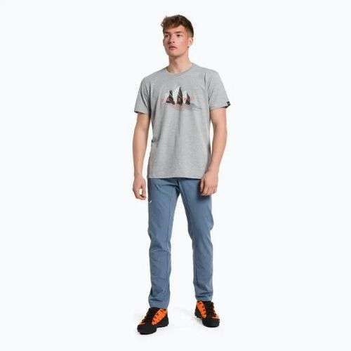 Salewa Lines Graphic Dry Herren-Trekkinghemd grau 00-0000028065