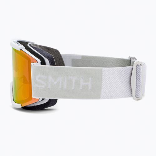 Skibrille Smith Squad white vapor/chromapop photochromic red mirror M668