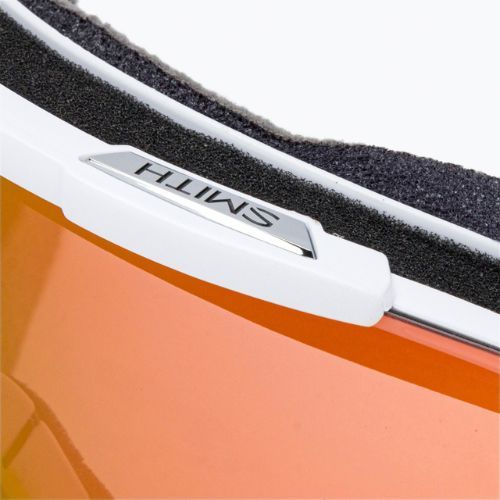 Skibrille Smith Squad white vapor/chromapop photochromic red mirror M668