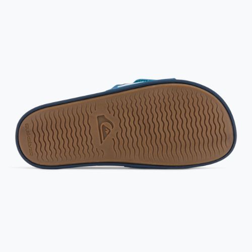 Herren-Flip-Flops Quiksilver Rivi Slide Adjust blue/blue/green