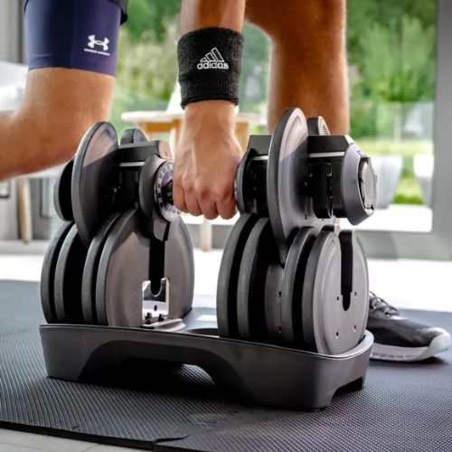 XTREXO verstellbare Kurzhantel TXO-B4W001 40 kg schwarz