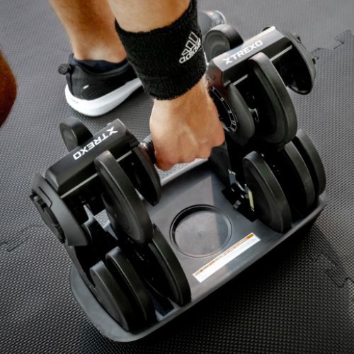 XTREXO verstellbare Kurzhantel TXO-B4W003 18 kg schwarz