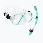 AQUASTIC Schnorchelset Maske + Schnorchel blau MSA-01N