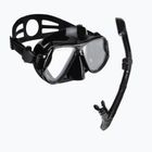 AQUASTIC Schnorchelset Maske + Schnorchel schwarz MSA-01C