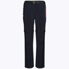 CMP Zip Off Damen Trekkinghose schwarz/rosa 3T51446/05UG