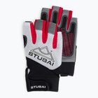 Kletterhandschuhe STUBAI Eternal 3/4 Finger weiß-rot 9572
