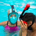 Vollgesichtsmaske zum Schnorcheln AQUASTIC blau SMA-01SN 4