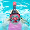 Vollgesichtsmaske zum Schnorcheln AQUASTIC rot SMA-01SC 5