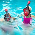 Vollgesichtsmaske zum Schnorcheln AQUASTIC rot SMA-01SC 6
