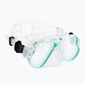 AQUASTIC Schnorchelset Maske + Schnorchel blau MSA-01N 2