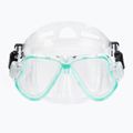 AQUASTIC Schnorchelset Maske + Schnorchel blau MSA-01N 3