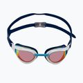 Schwimmbrille AQUA-SPEED Rapid Mirror weiß-dunkelblau 6988 2
