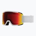 Skibrille Smith Squad white vapor/chromapop photochromic red mirror M668 6