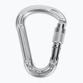 Klettern Technologie Konzept SG Karabiner Silber