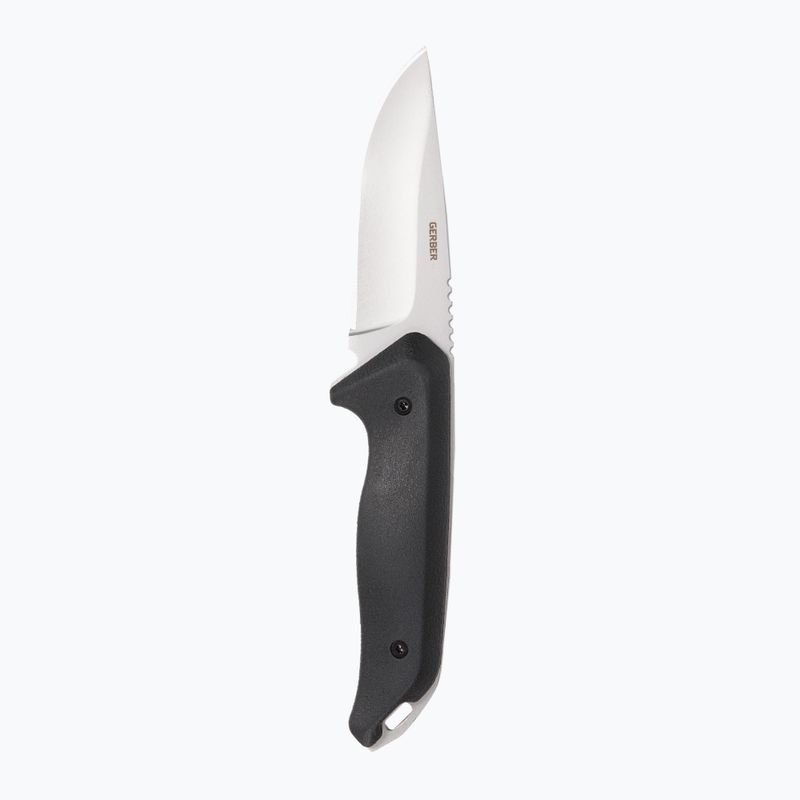 Gerber Moment Fixed Large Drop Point Wandermesser schwarz/silber 31-003617