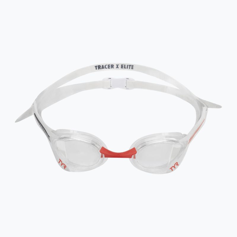 TYR Tracer-X Elite Rennschwimmbrille klar/rot/marine LGTRXEL_642 2