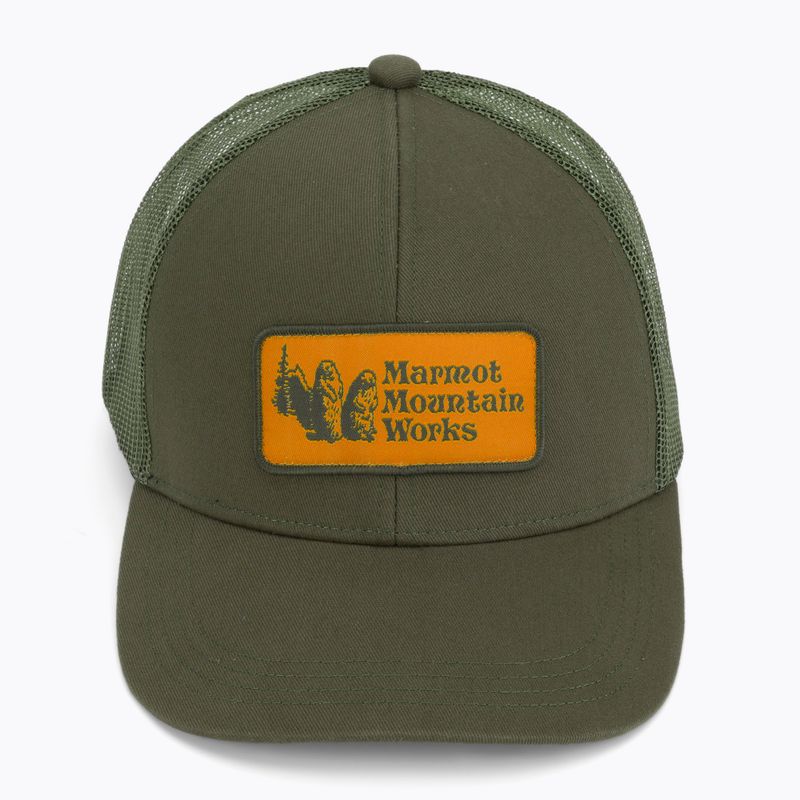 Marmot Retro Trucker Baseballkappe grün M143134859 4