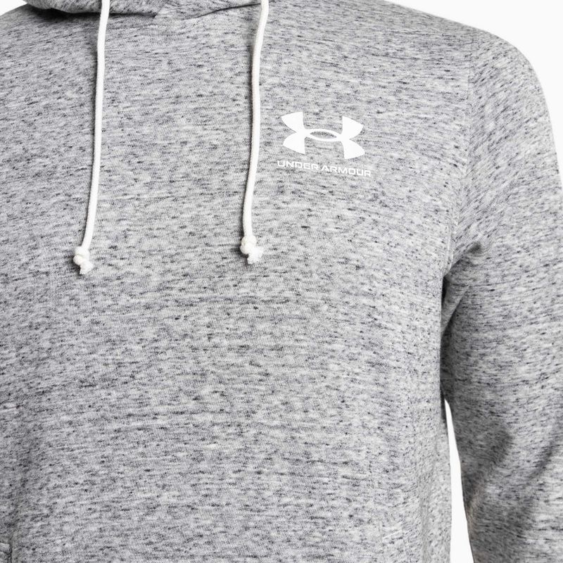 Under Armour Herren Trainingsshirt Rival Terry LC grau 1370401-112 3