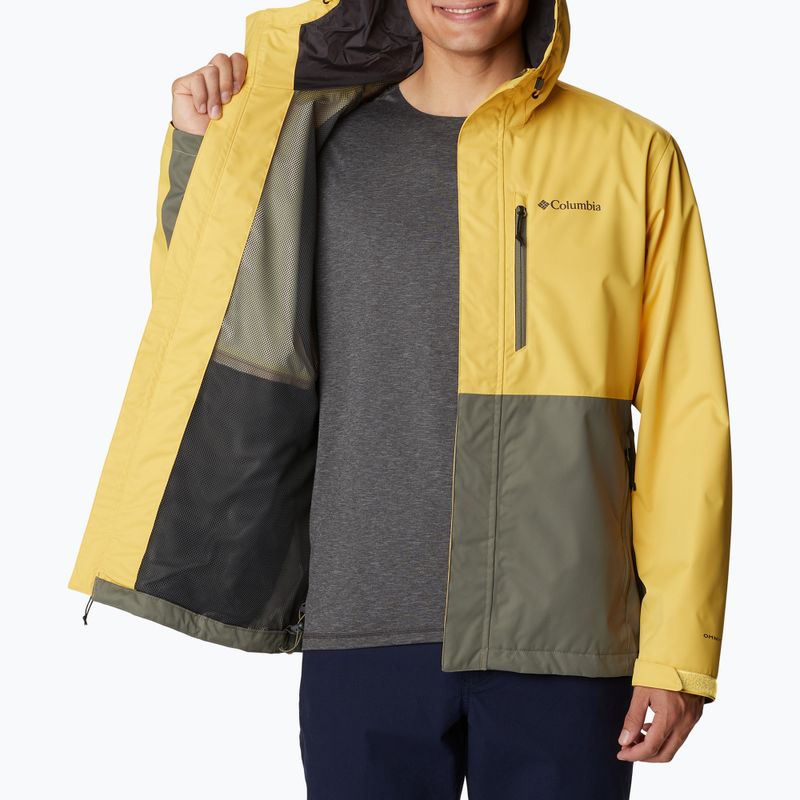 Columbia Herren Hikebound Regenjacke gelb-grün 1988621 4