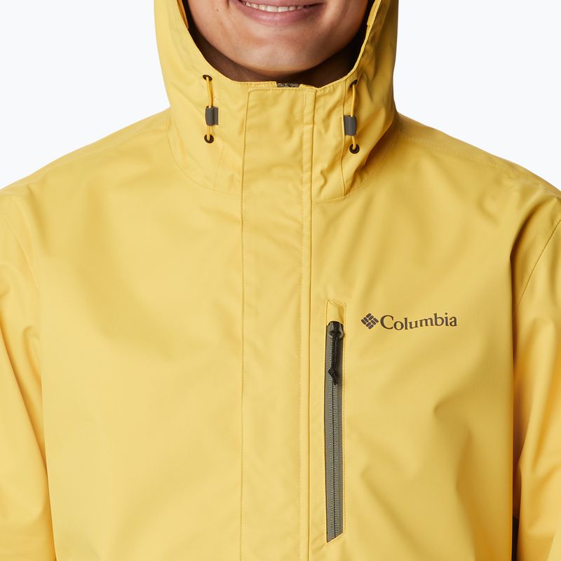 Columbia Herren Hikebound Regenjacke gelb-grün 1988621 5