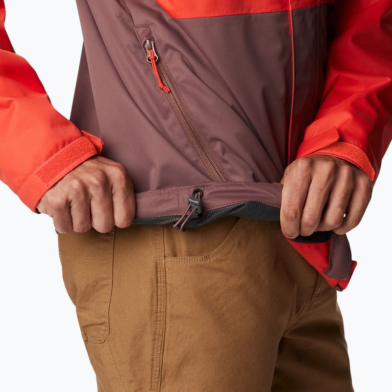 Columbia Herren Hikebound Regenjacke rot 1988621839 10