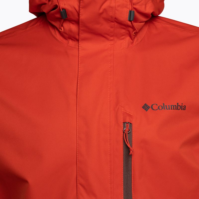 Columbia Herren Hikebound Regenjacke rot 1988621839 3