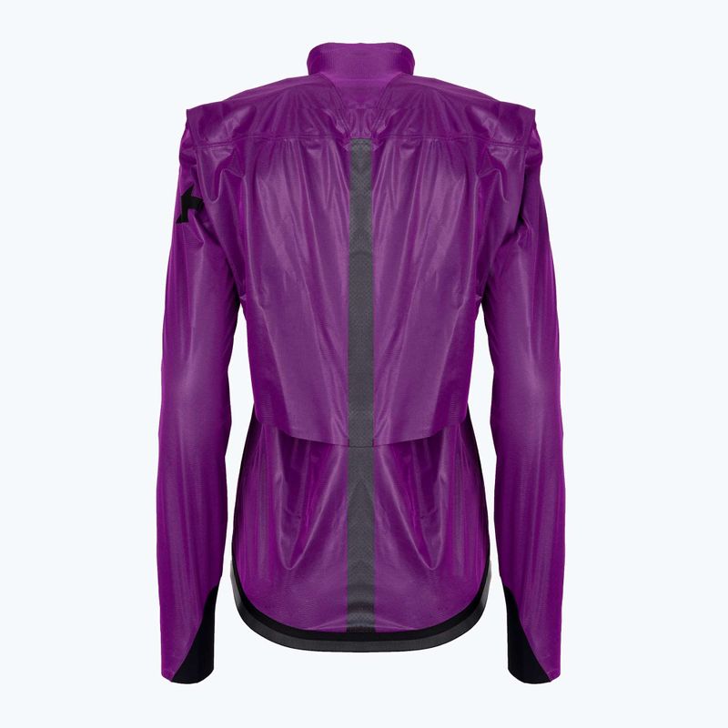 Damen Fahrradjacke ASSOS Dyora RS Rain lila 12.32.372.4B 2