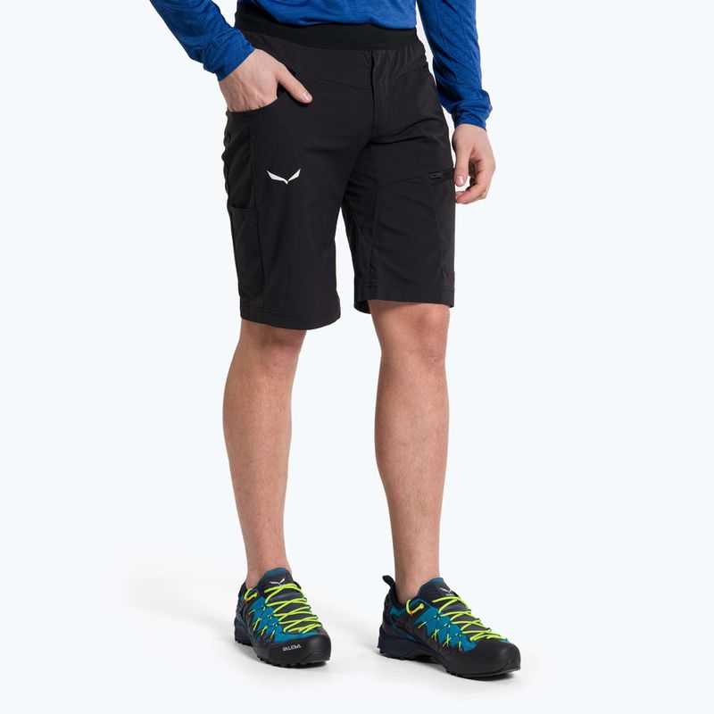 Herren Salewa Agner Light Wandershorts schwarz 00-0000027380