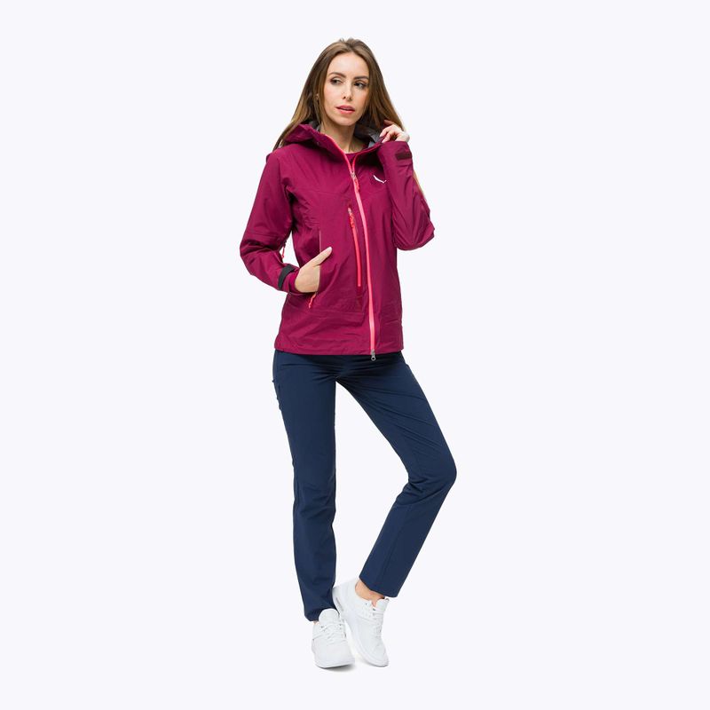 Salewa Damen Regenjacke Sella Responsive kastanienbraun 00-0000027879 2
