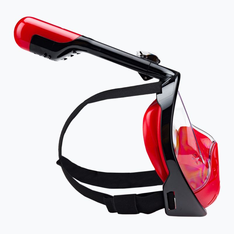 Vollgesichtsmaske zum Schnorcheln AQUASTIC rot SMA-01SC 9