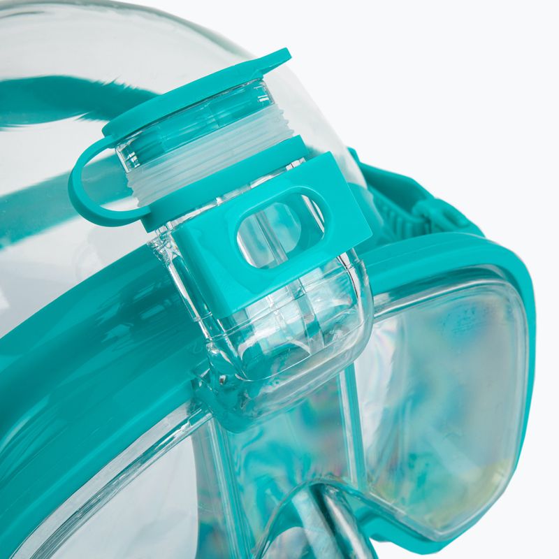 AQUASTIC Schnorchelset Maske + Schnorchel blau SMFK-01SN 15