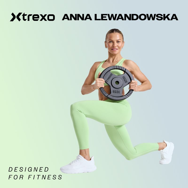 Hantelscheibe XTREXO czarne RW10 10 kg 2