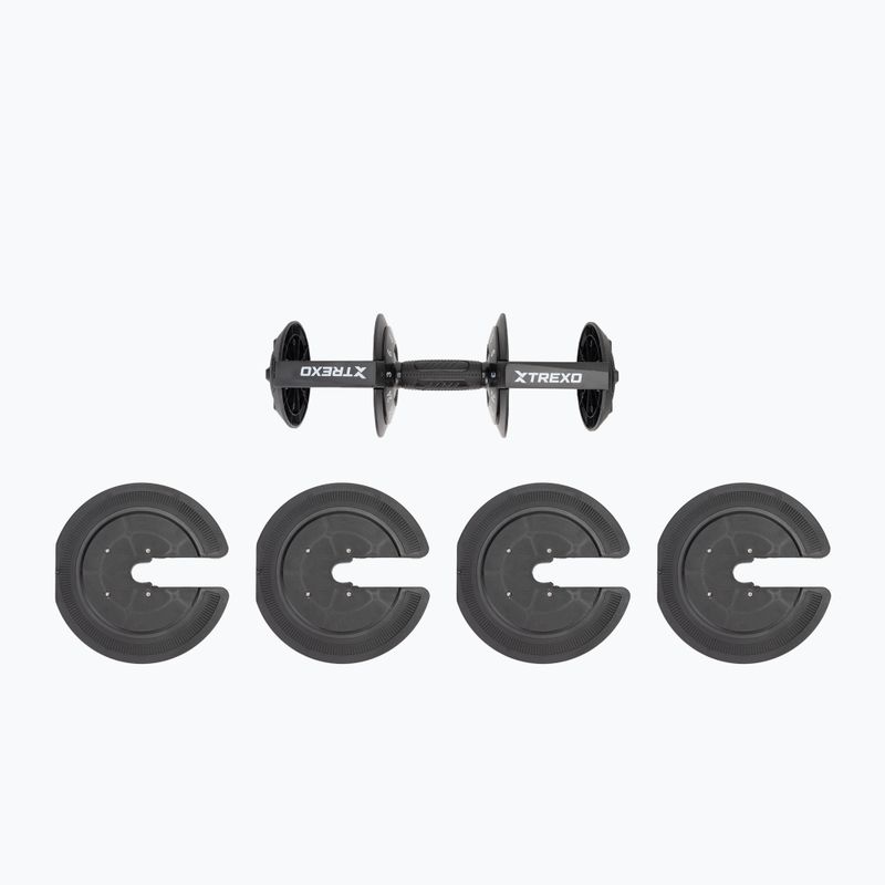 XTREXO verstellbare Kurzhantel TXO-B4W002 24 kg schwarz 11