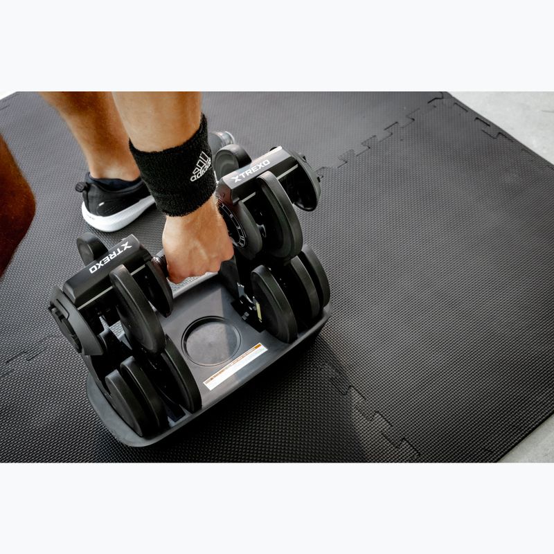 XTREXO verstellbare Kurzhantel TXO-B4W003 18 kg schwarz 6