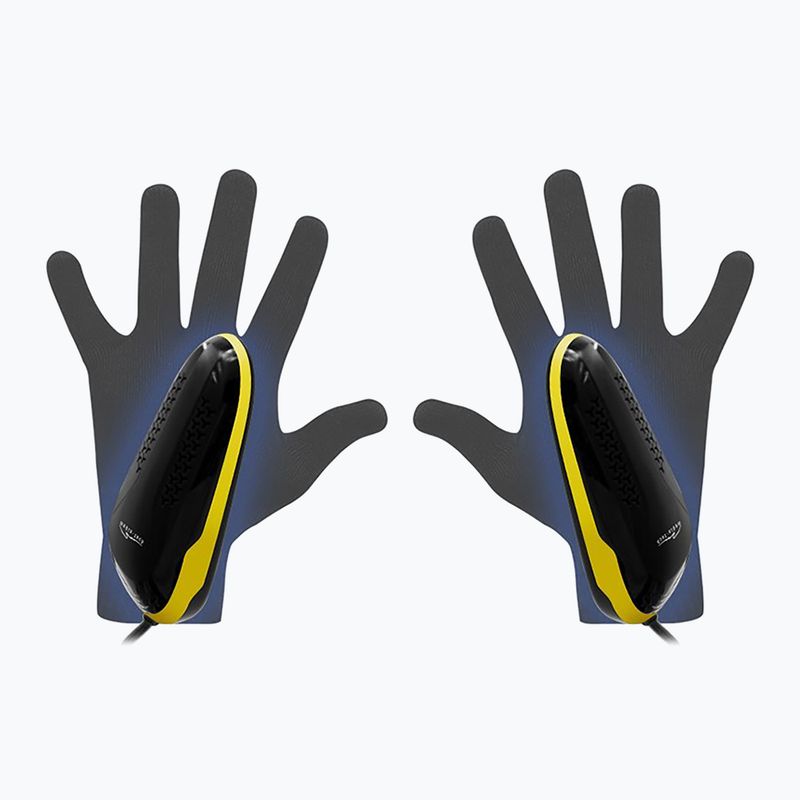 Media-Tech Stiefel Ozon-Trockner schwarz/gelb 9