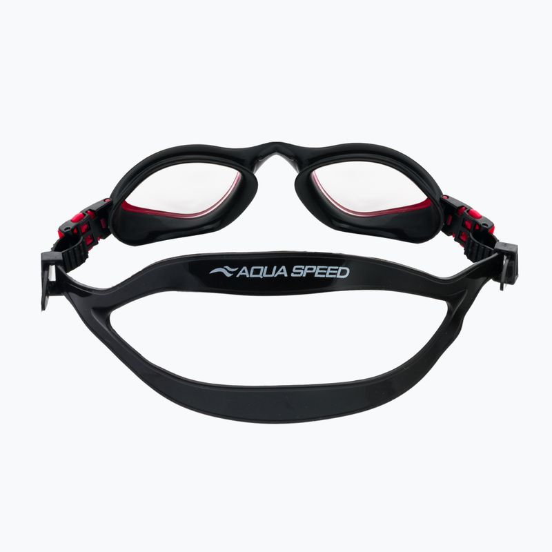 Schwimmbrille AQUA-SPEED Flex schwarz-rot 6663 5