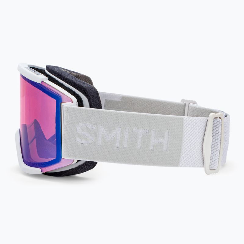 Skibrille Smith Squad white vapor/chromapop photochromic rose flash M668 4