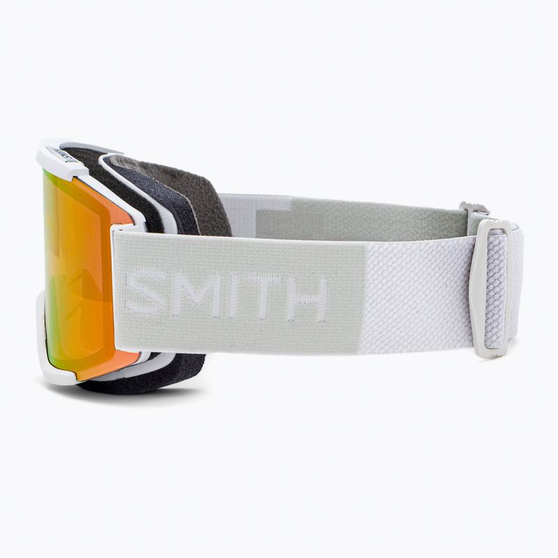 Skibrille Smith Squad white vapor/chromapop photochromic red mirror M668 4
