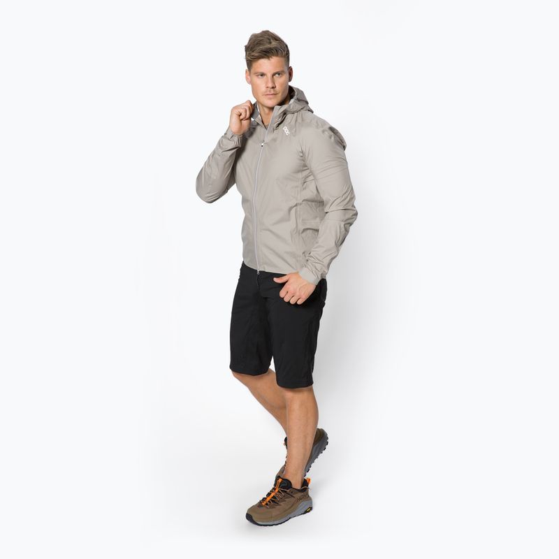 Fahrradjacke für Männer POC Signal All-weather moonstone grey 2