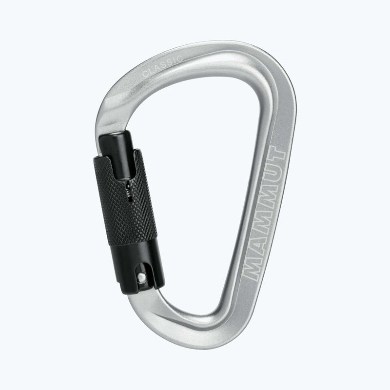 Kletterkarabiner Mammut Classic HMS Twistlock Plus light grey 4