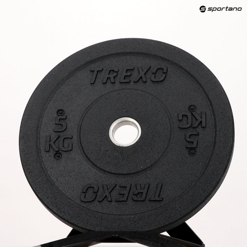 Hantelscheibe olimpijskie XTREXO schwarz TRX-BMP5 5 kg 12